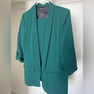 Zara Emerged Blazer Pant Suit